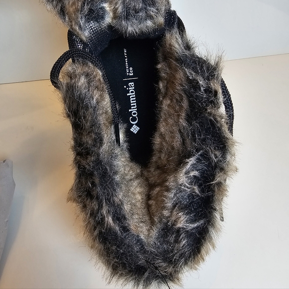 Columbia Women's Black Quilted Winter Boots Size 10.5 - Picture 8 of 11